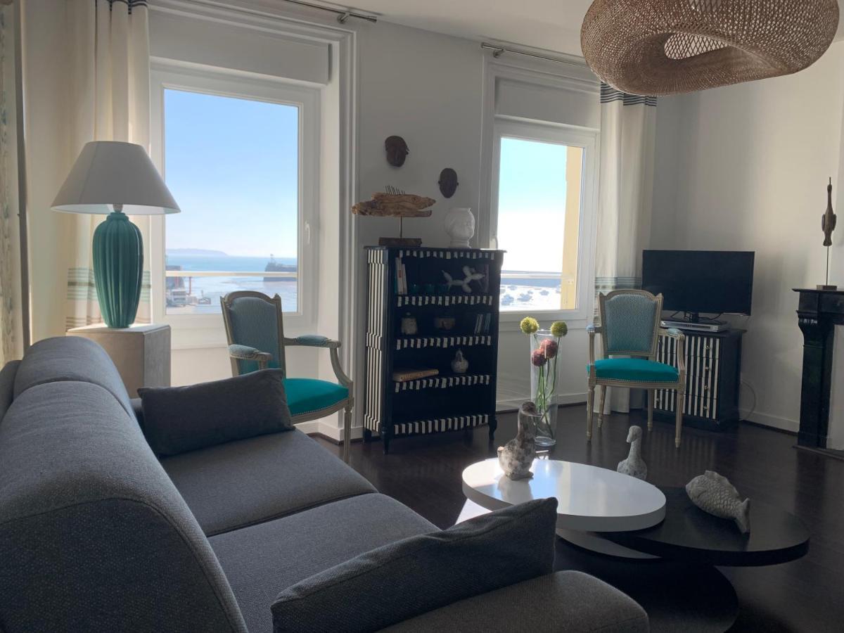 Appartement Villa Chausey, Vue Sur Le Port Granville Dış mekan fotoğraf